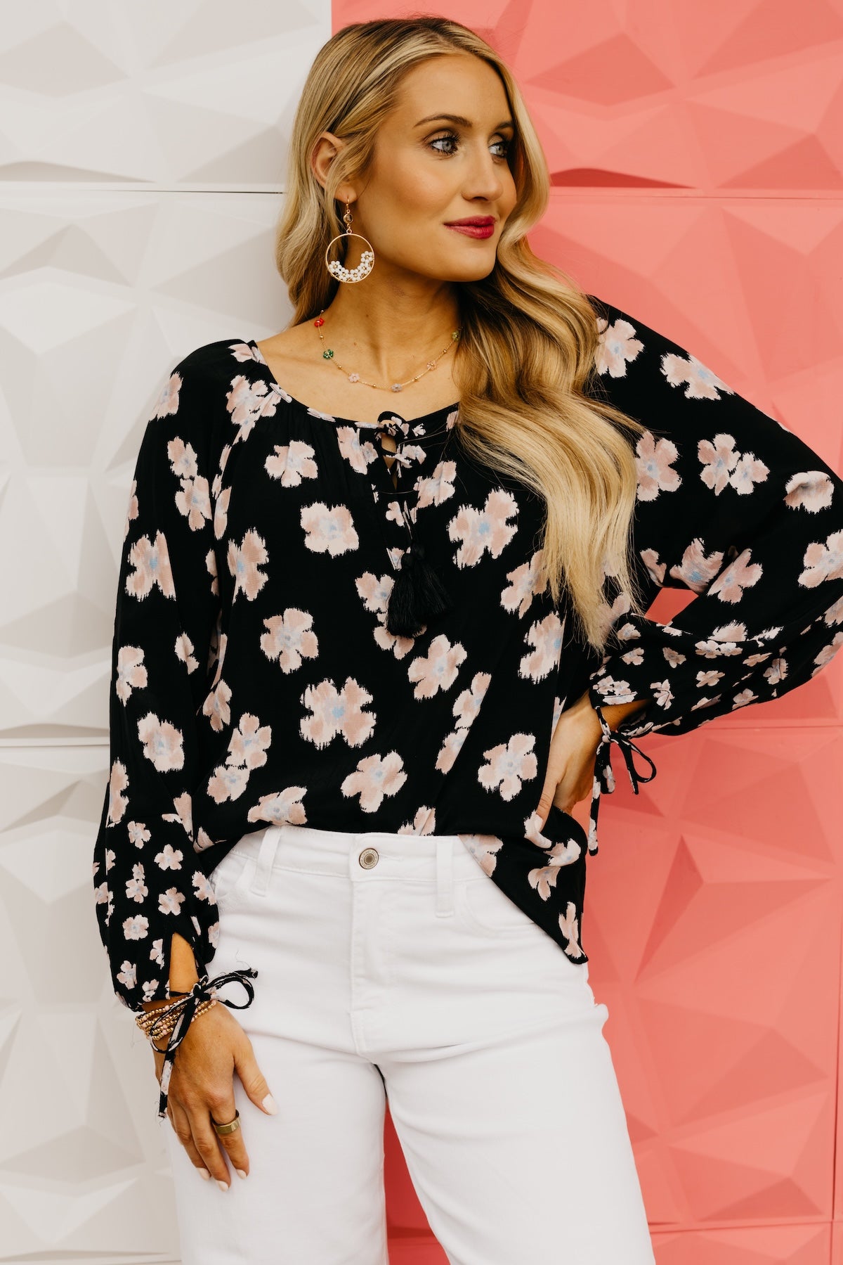 LoveStitch | The Aubriella Floral Blouse