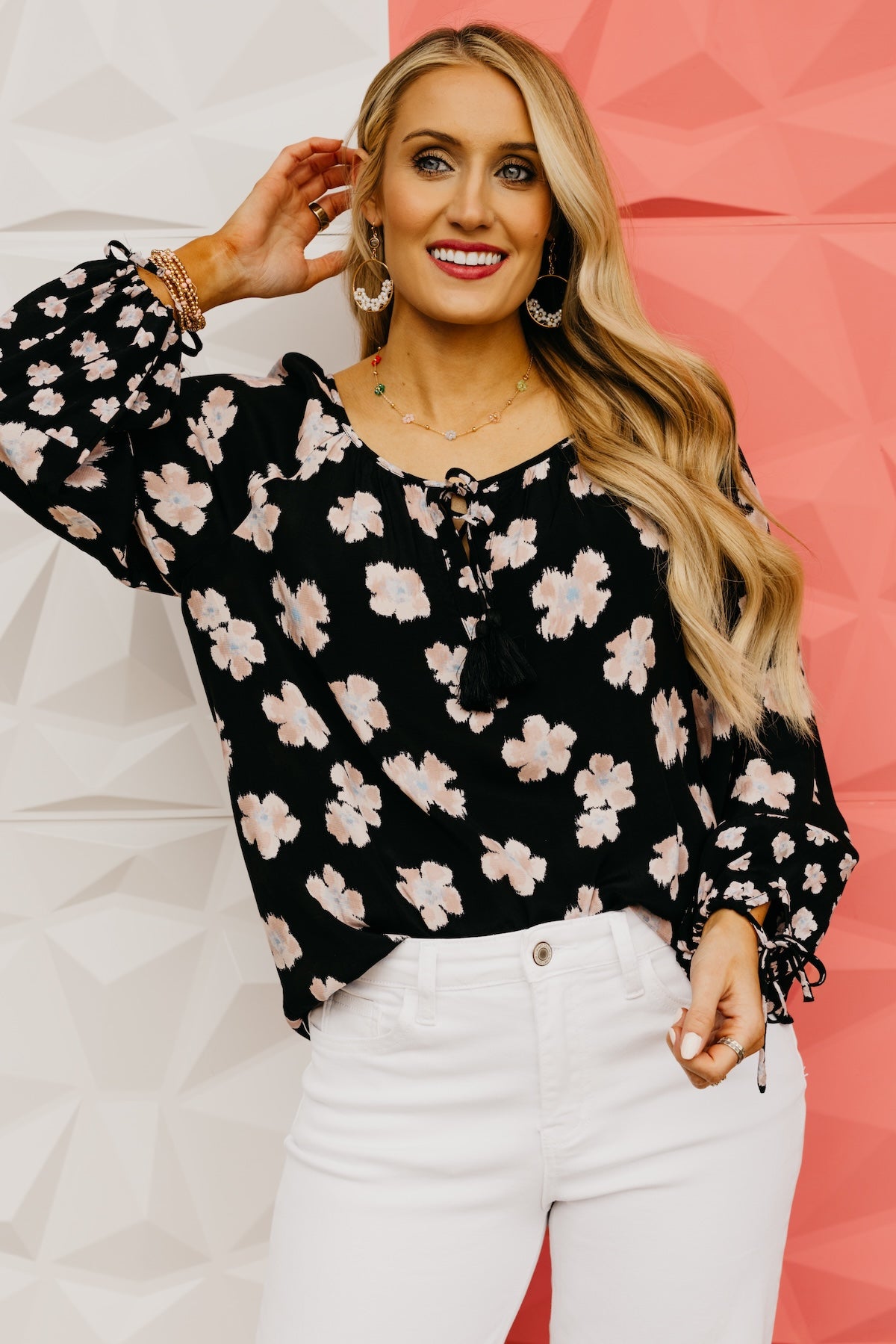 LoveStitch | The Aubriella Floral Blouse