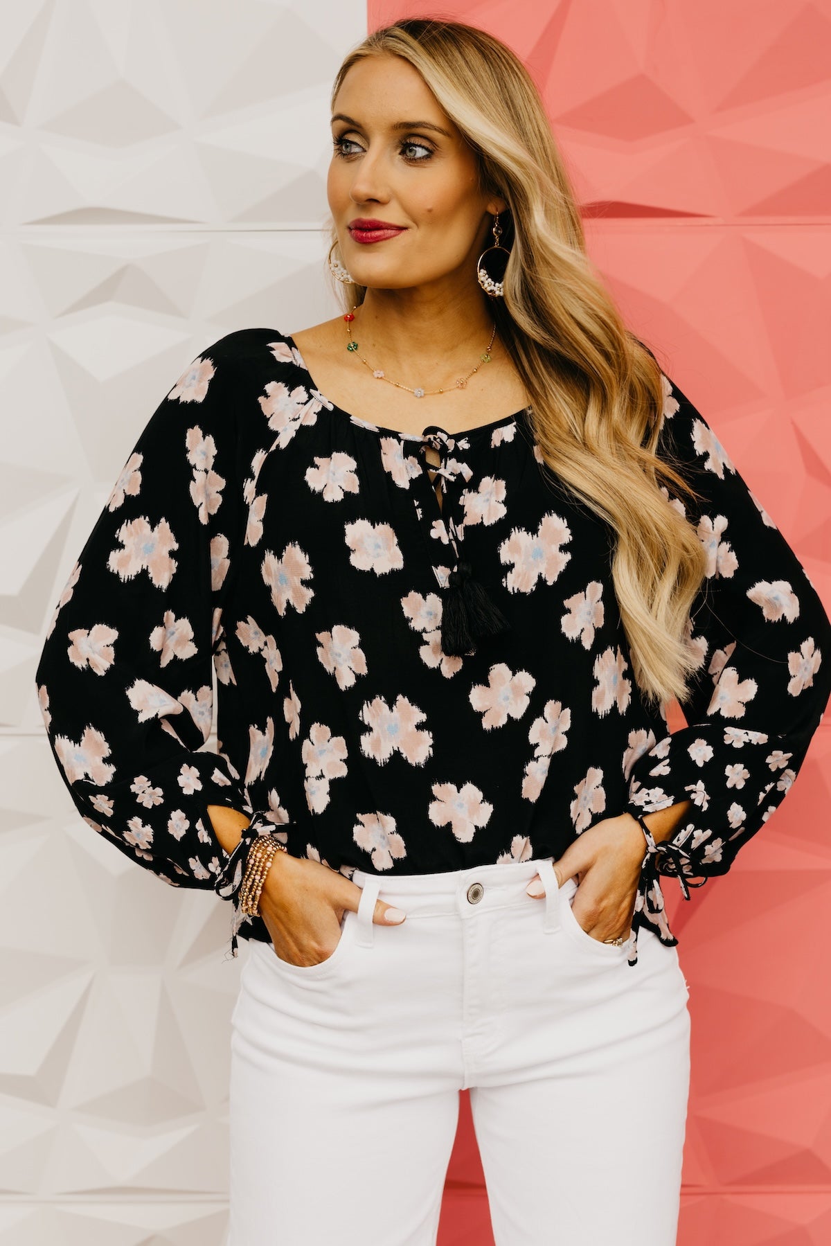 LoveStitch | The Aubriella Floral Blouse