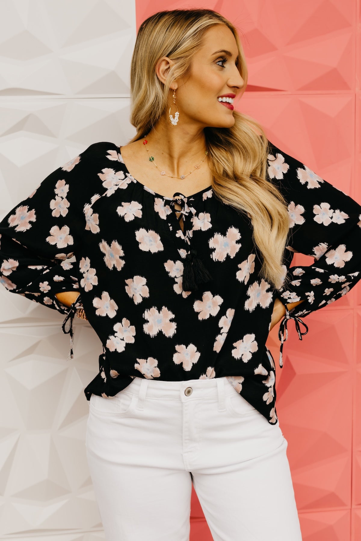 LoveStitch | The Aubriella Floral Blouse