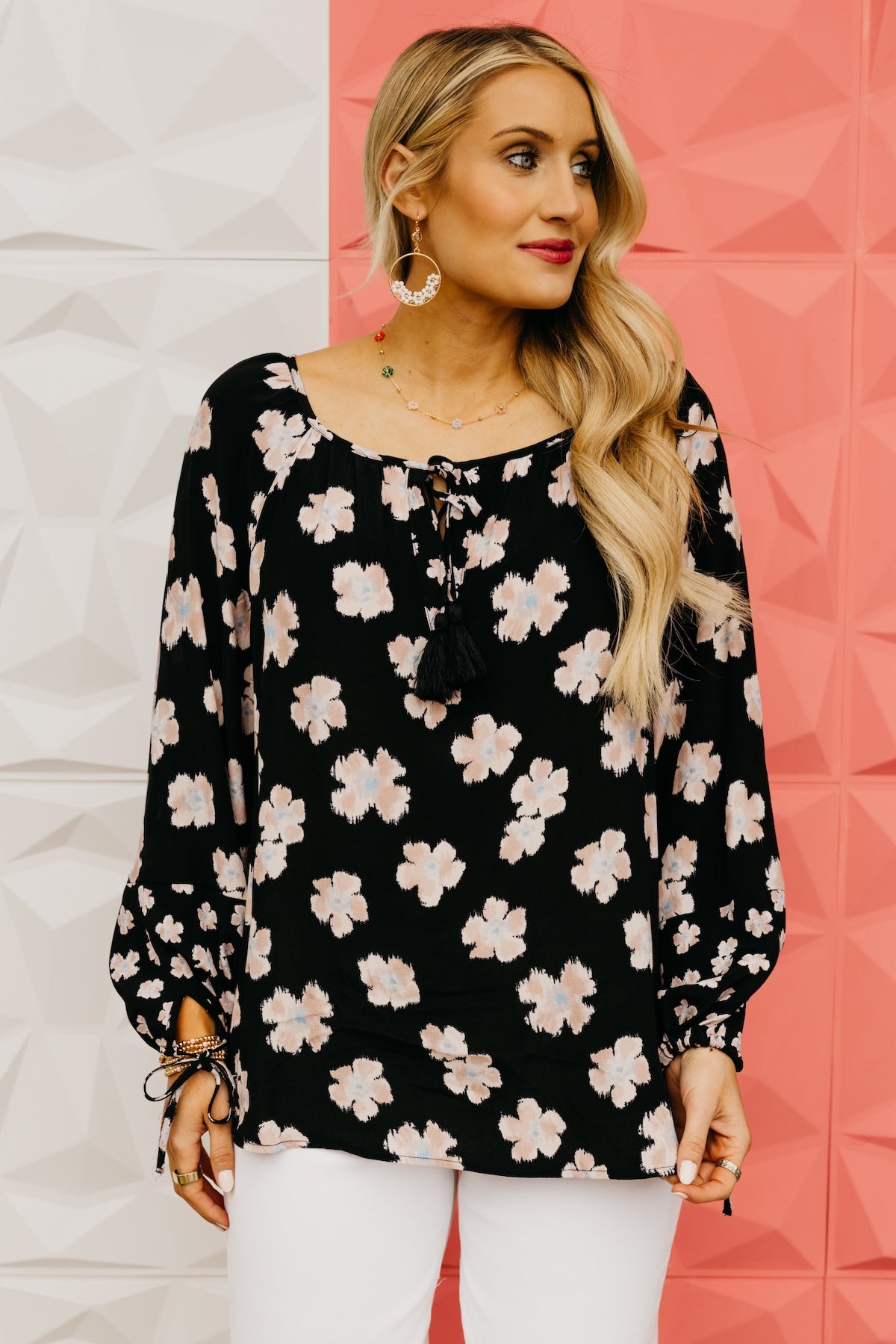 LoveStitch | The Aubriella Floral Blouse