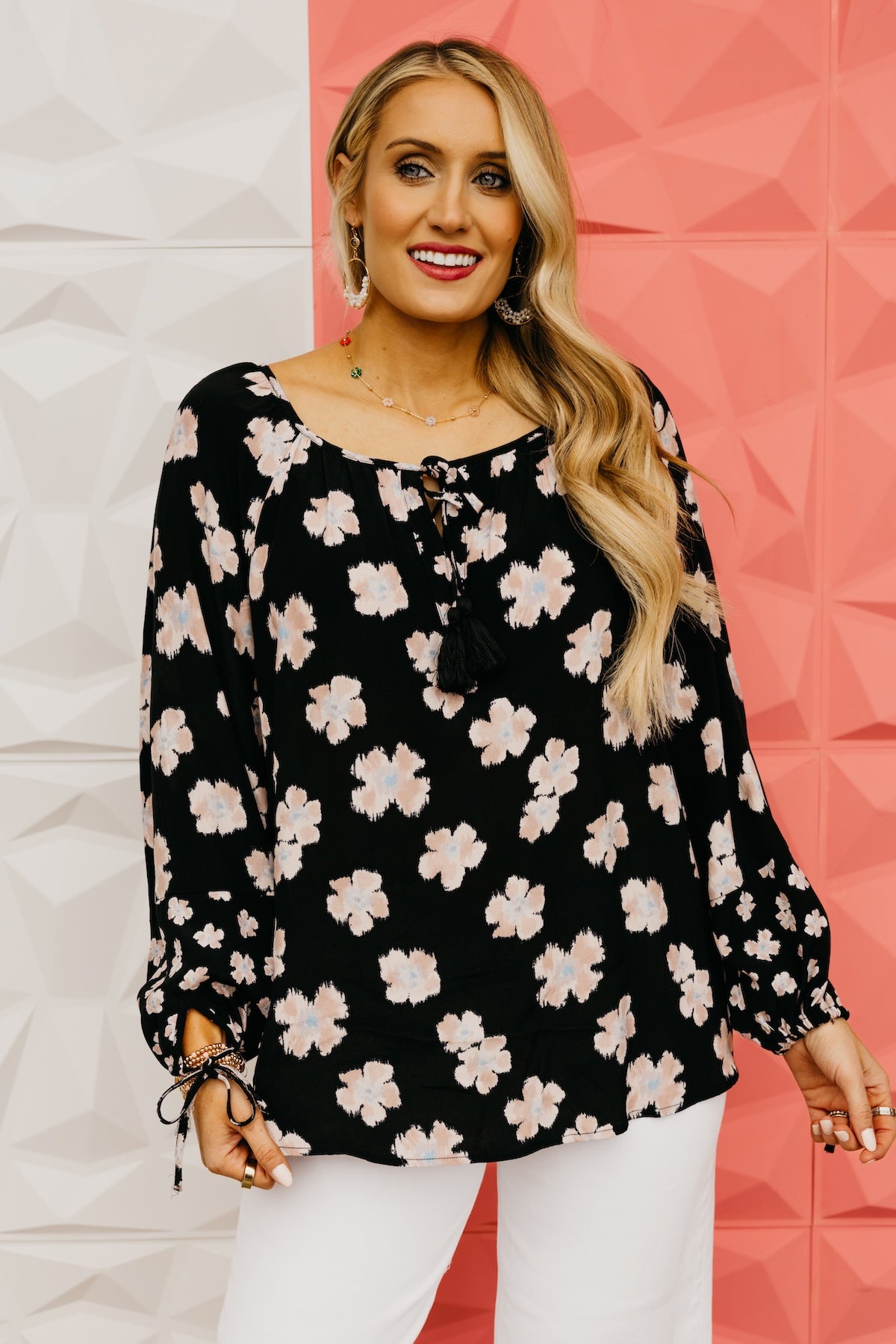 LoveStitch | The Aubriella Floral Blouse