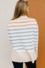 The Alberto Striped Bell Sleeve Sweater