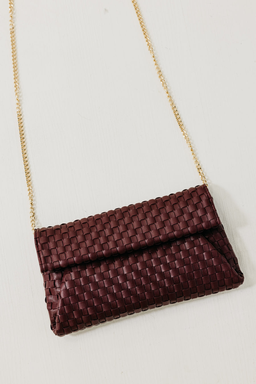 The Markie Woven Crossbody Bag