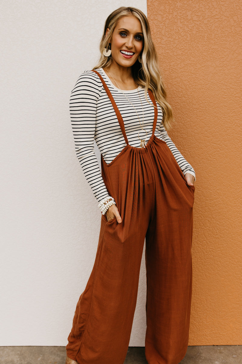 The Kaydence Suspender Jumpsuit