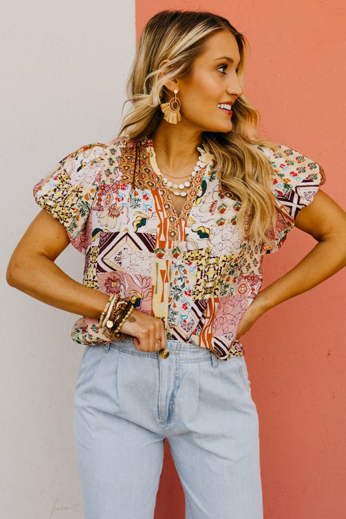 The Callan Floral Pattern Sweater