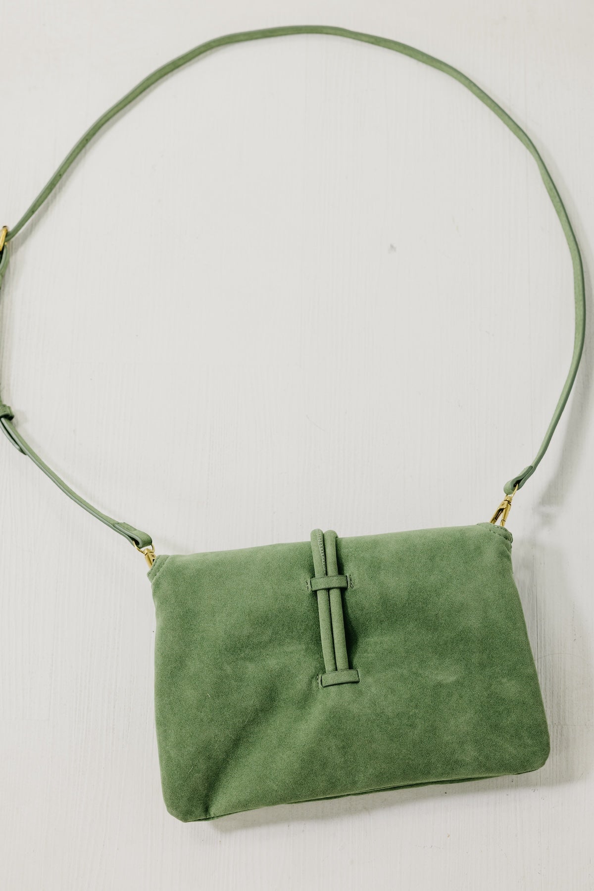 The Adalynn Suede Woven Crossbody Bag