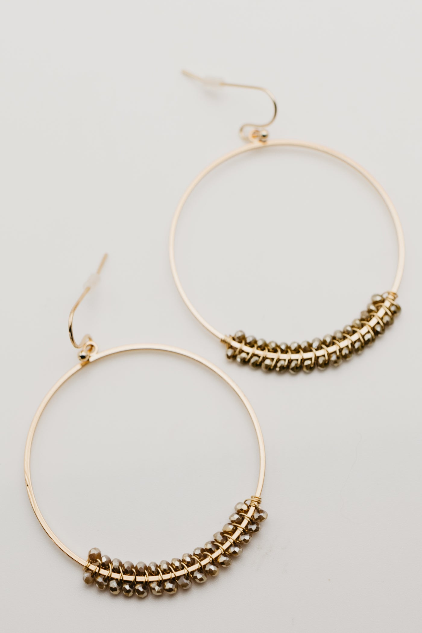 The Avalon Drop Circle Earring