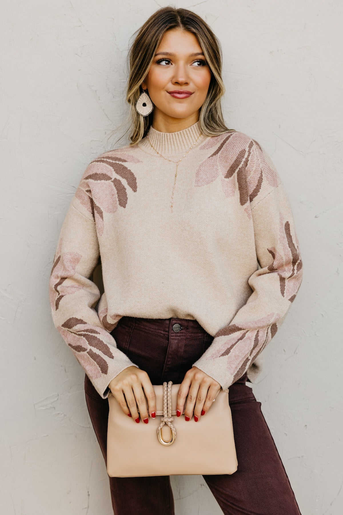 The Taylin Floral Sweater