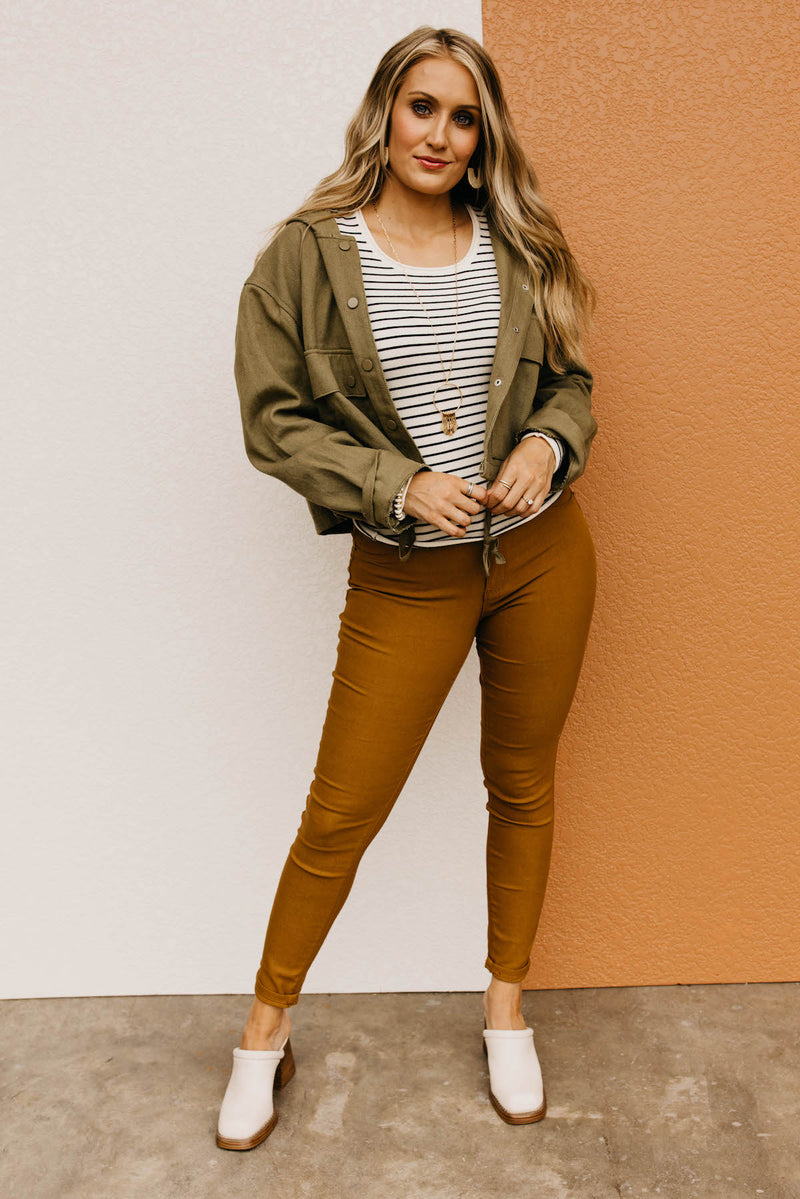 The Stetson Hooded Crop Jacket