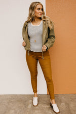 The Stetson Hooded Crop Jacket