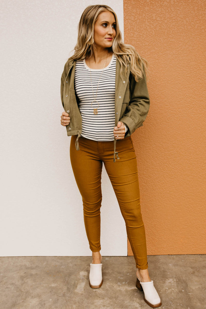 The Stetson Hooded Crop Jacket