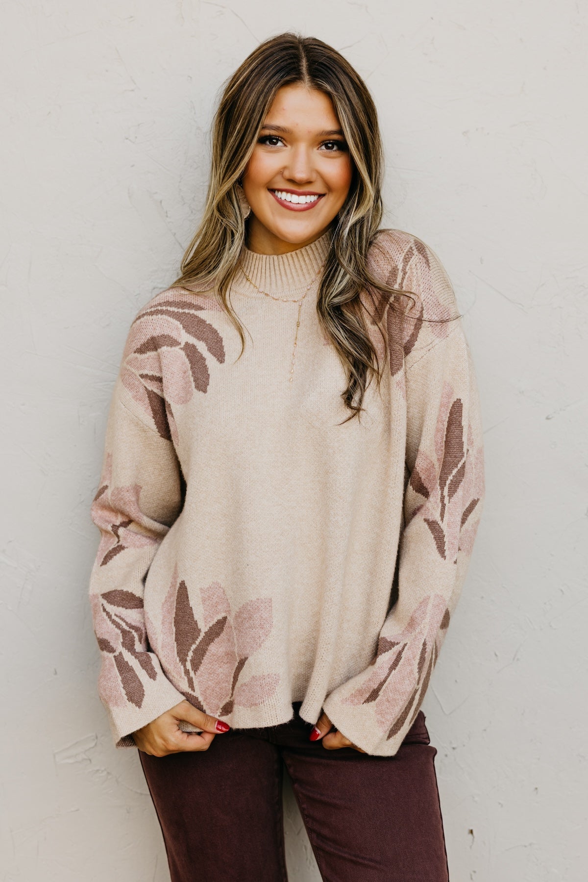 The Taylin Floral Sweater