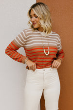 The Wishlist Emmie Gradient Striped Sweater