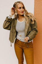 The Stetson Hooded Crop Jacket