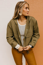 The Stetson Hooded Crop Jacket