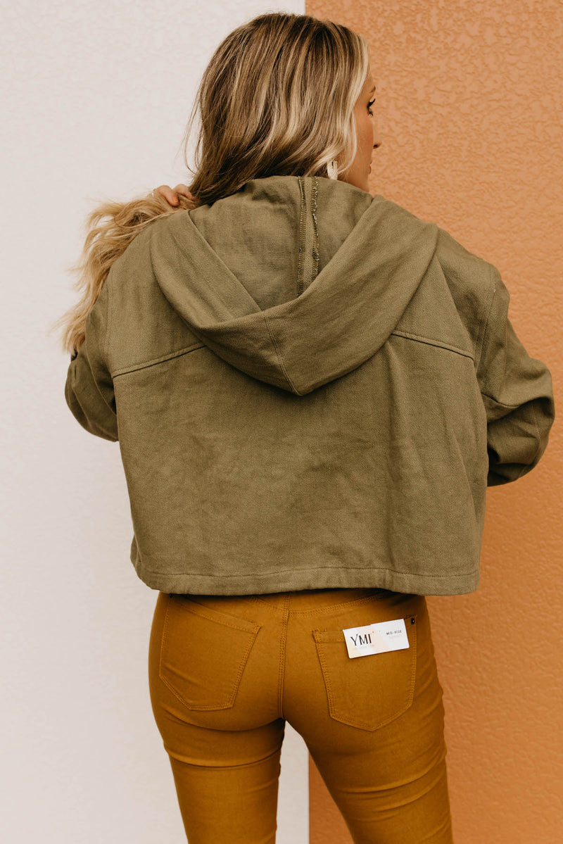 The Stetson Hooded Crop Jacket
