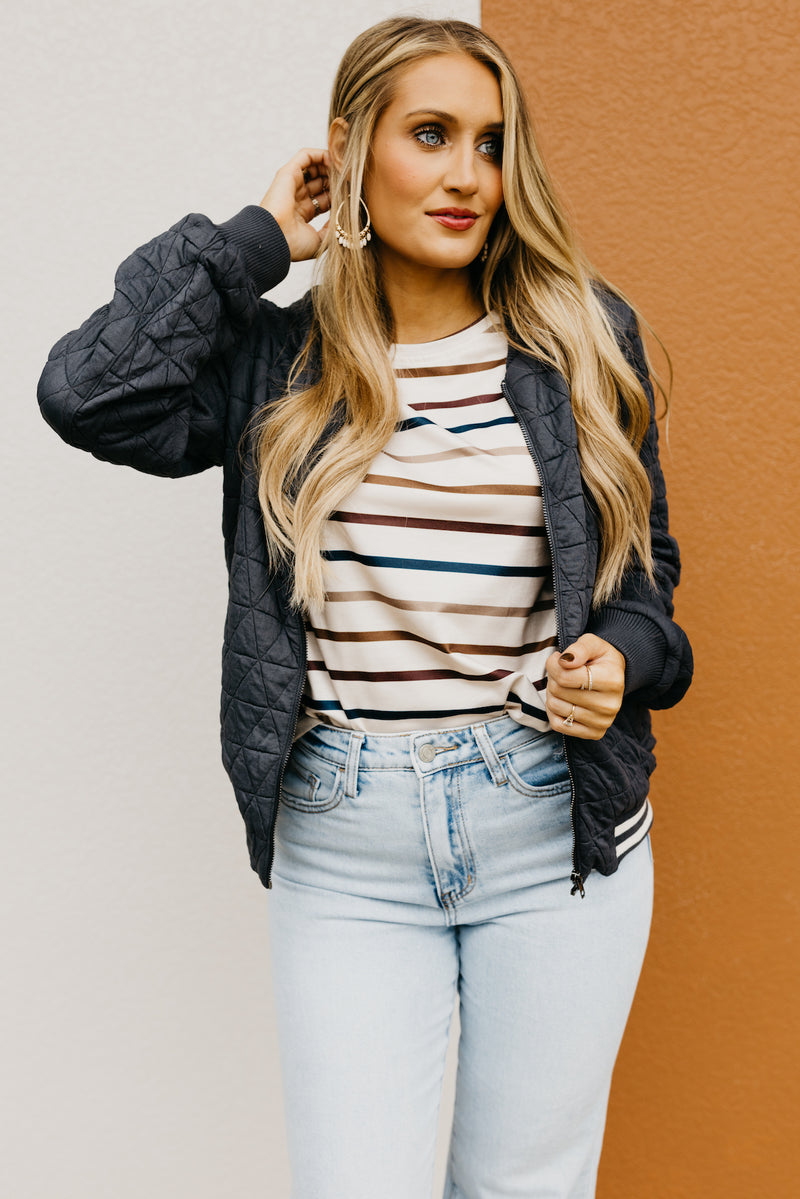 The Houston Quilted Vartsity Jacket
