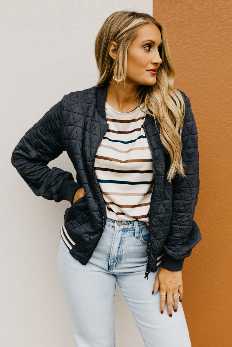 The Houston Quilted Vartsity Jacket