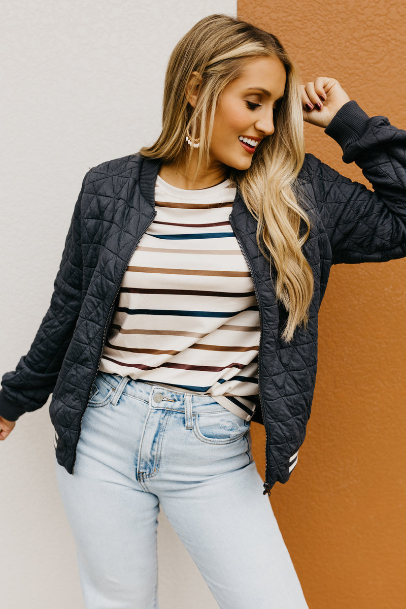 The Houston Quilted Vartsity Jacket