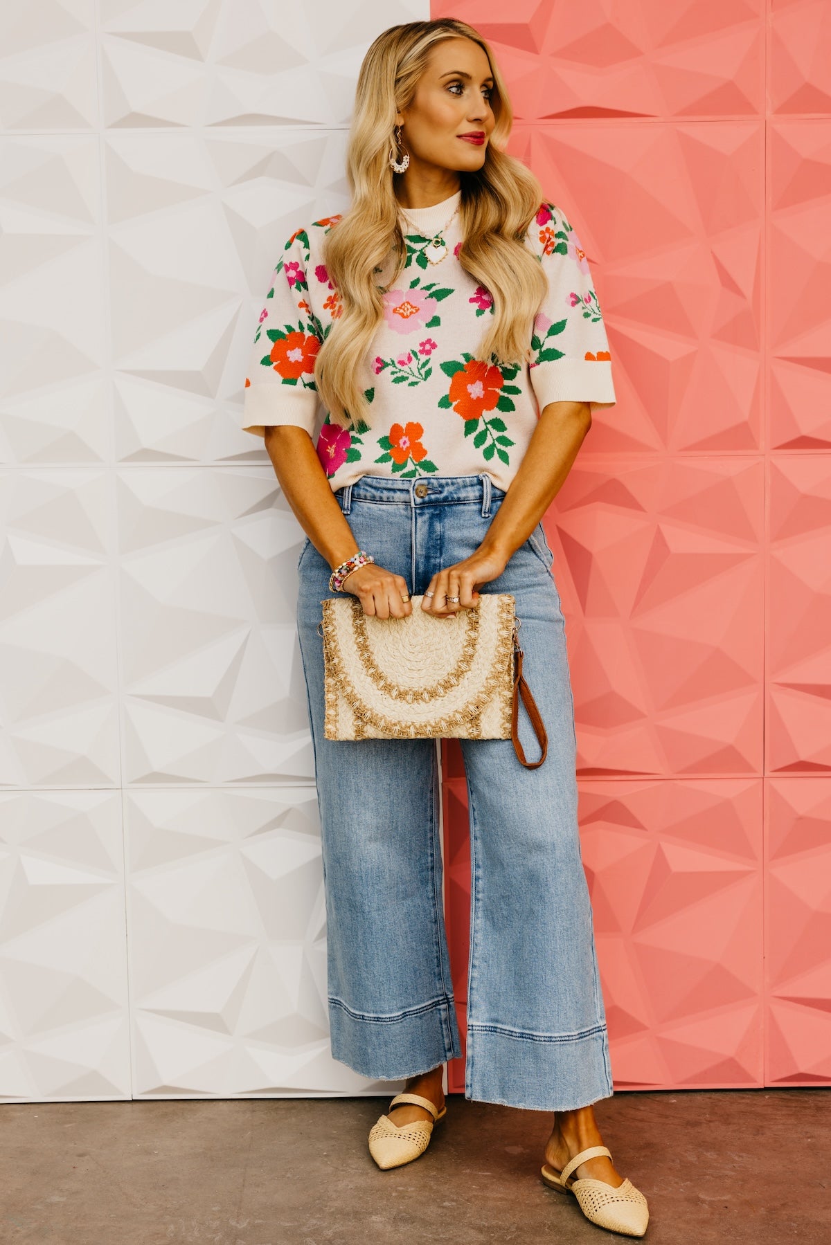 The Amir Floral Sweater Top