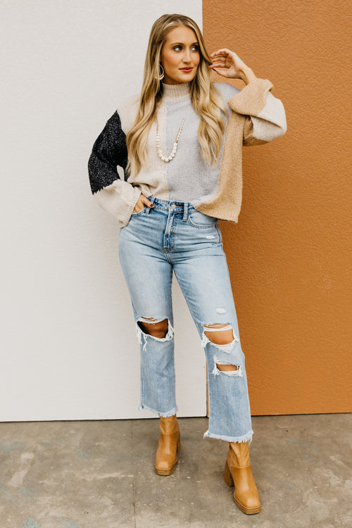The Alisha Colorblock Sweater