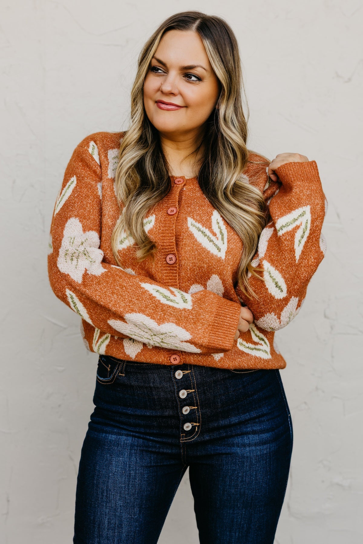 The Murphy Floral Sweater Cardigan