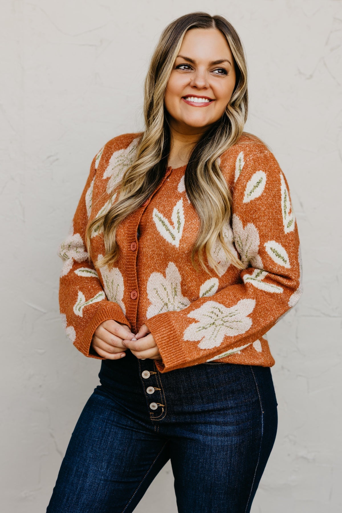 The Murphy Floral Sweater Cardigan
