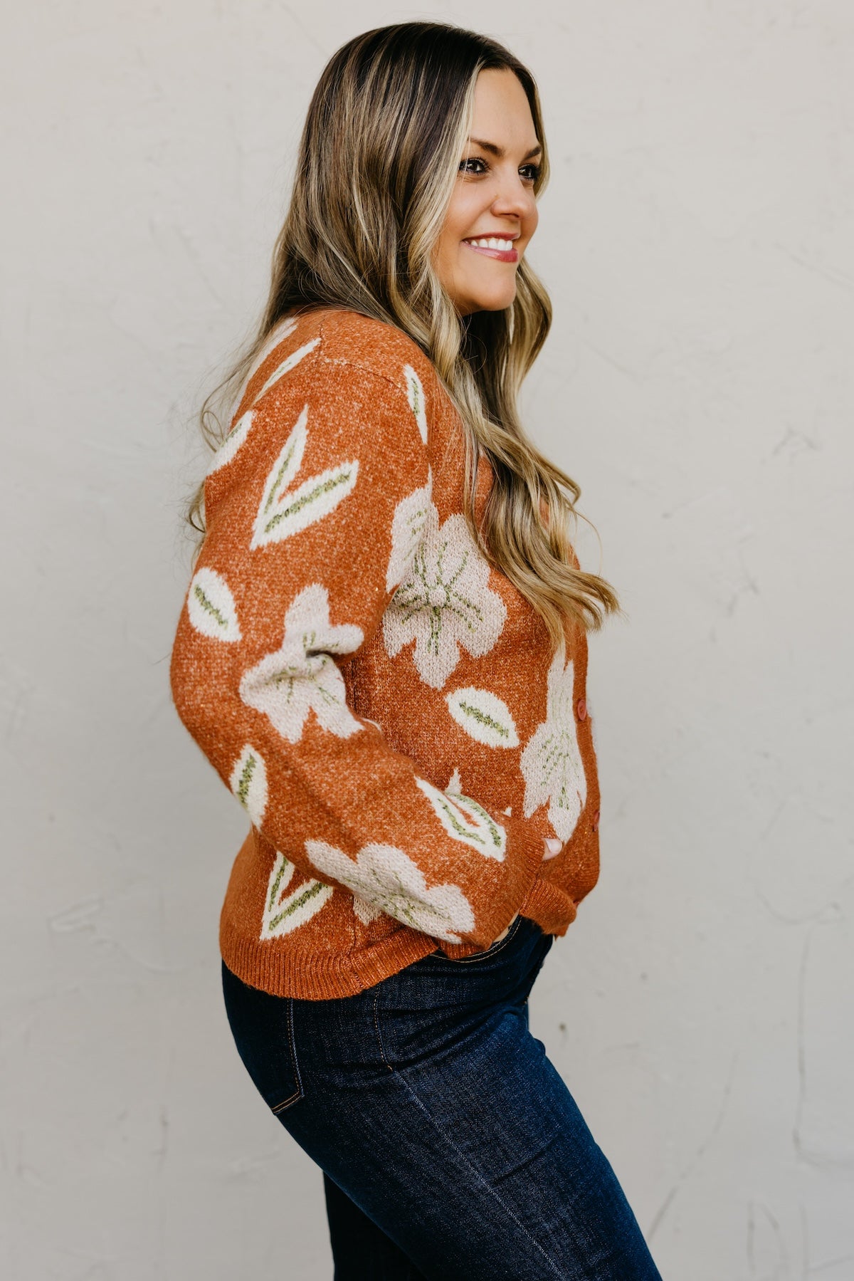 The Murphy Floral Sweater Cardigan
