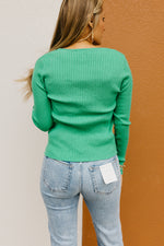 The JoyAnna Square Neck Sweater Top