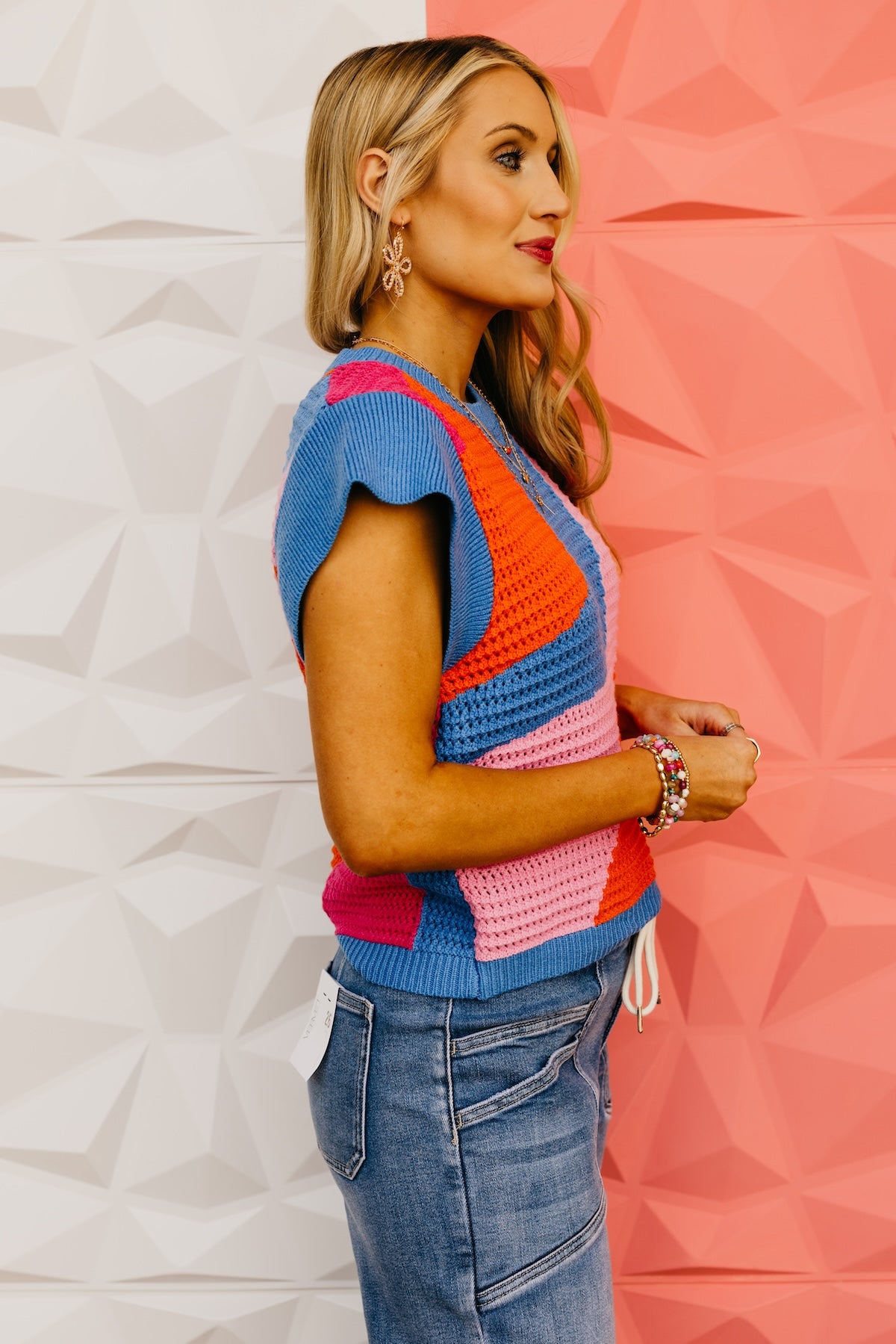 The Emerson Color Block Knit Sweater