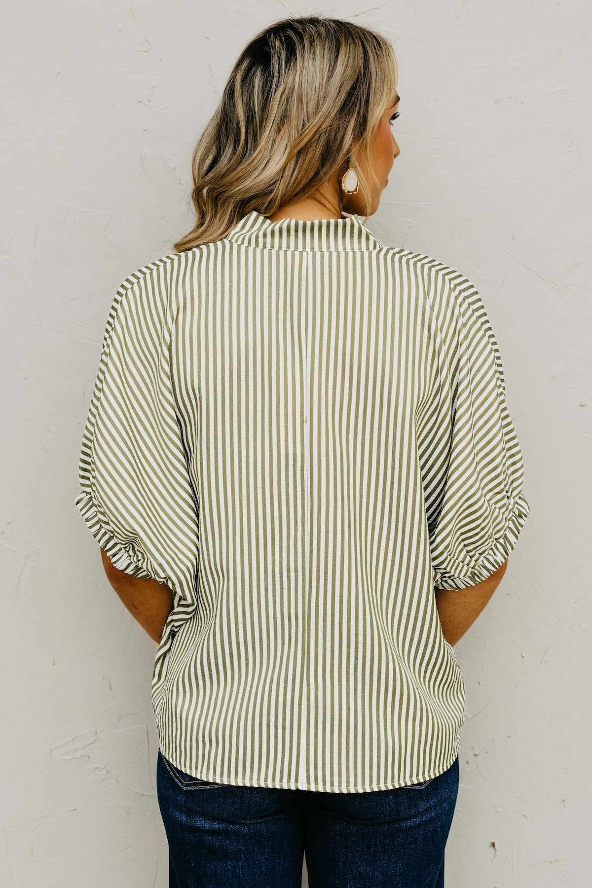 The Monique Striped Contrast Top