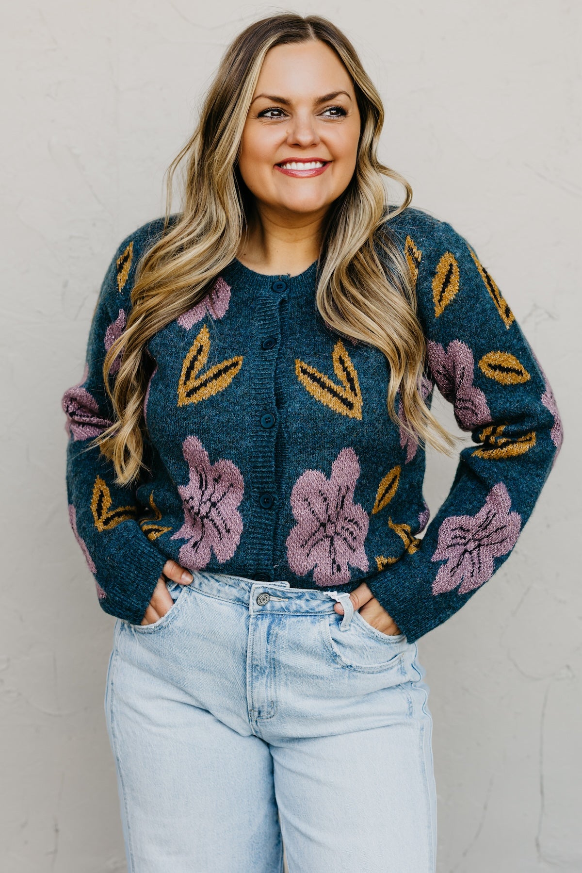 The Murphy Floral Sweater Cardigan