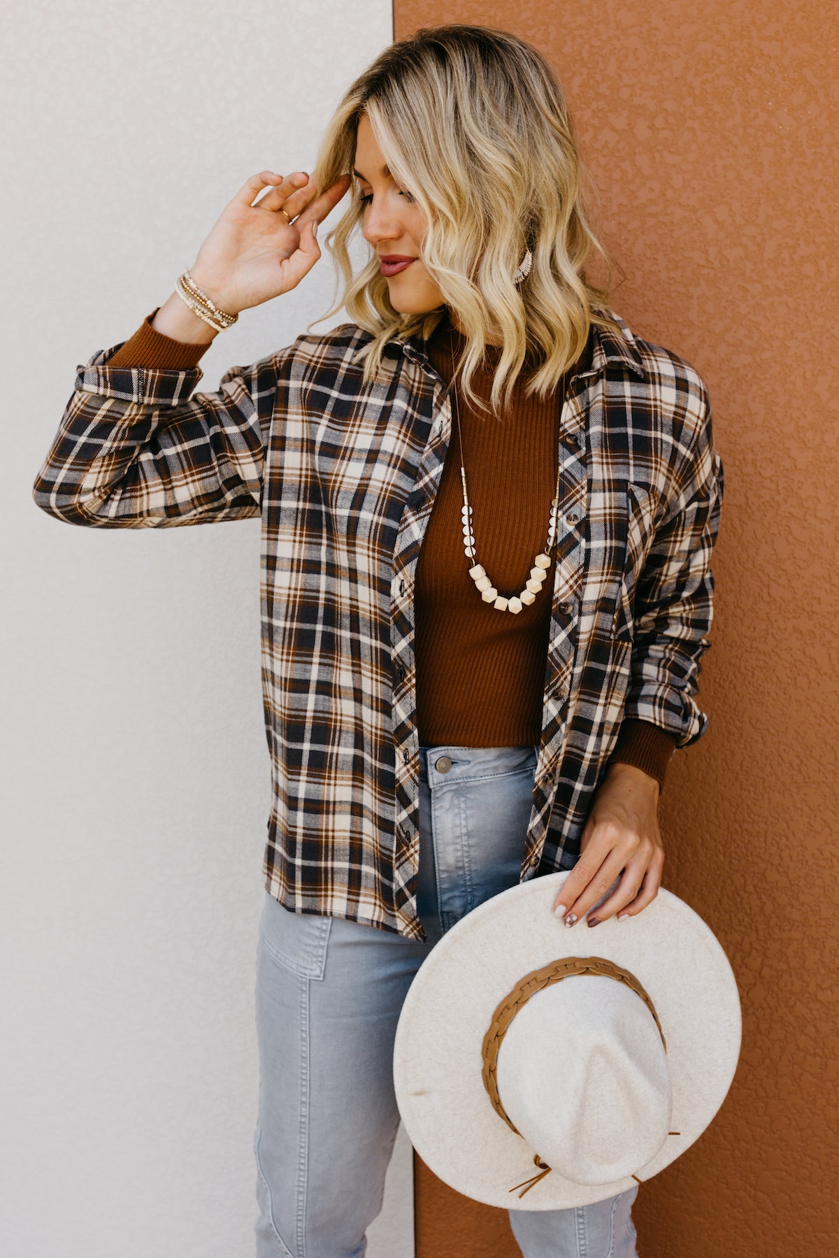 The Dani Boyfriend Flannel Shirt  - FINAL SALE