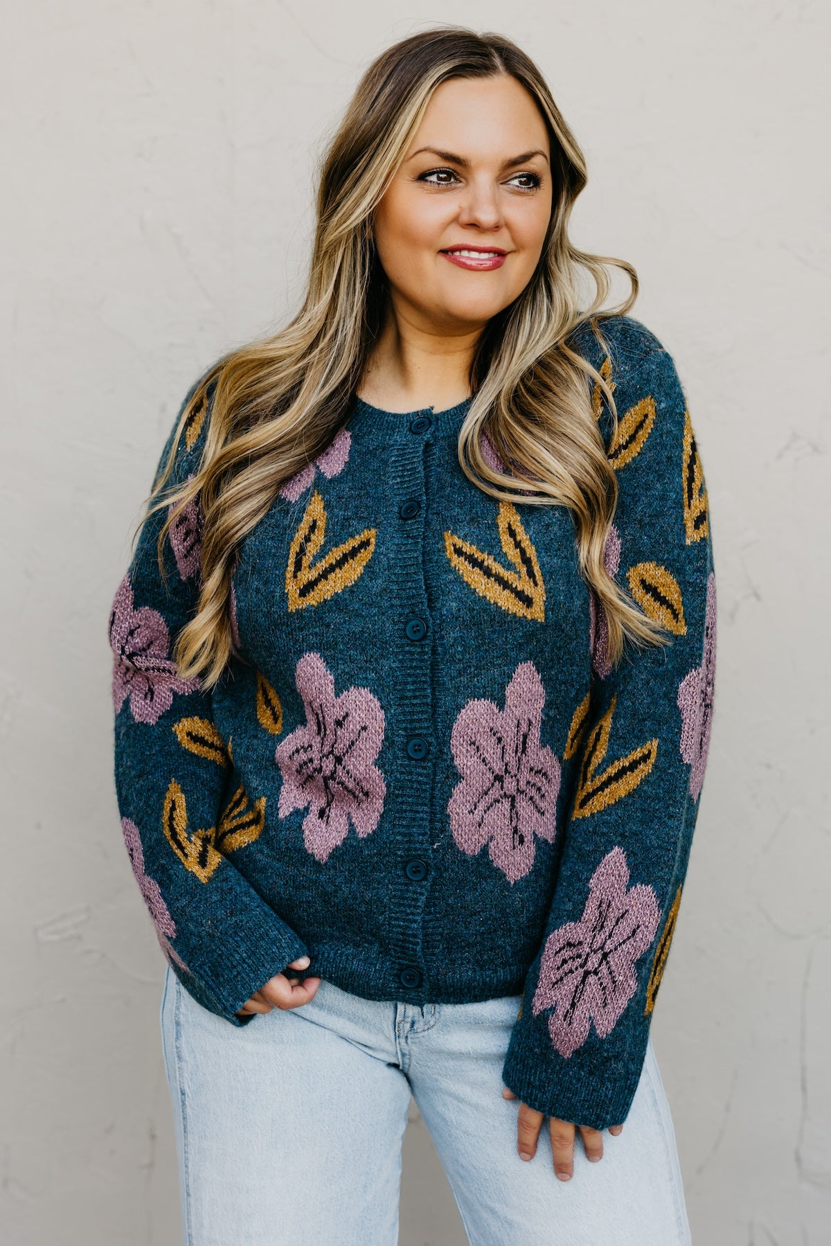 The Murphy Floral Sweater Cardigan