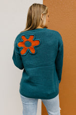 The Cara Retro Floral Sweater