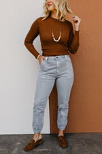 Kan Can Denim | High Rise Denim Jogger - KC7927GR