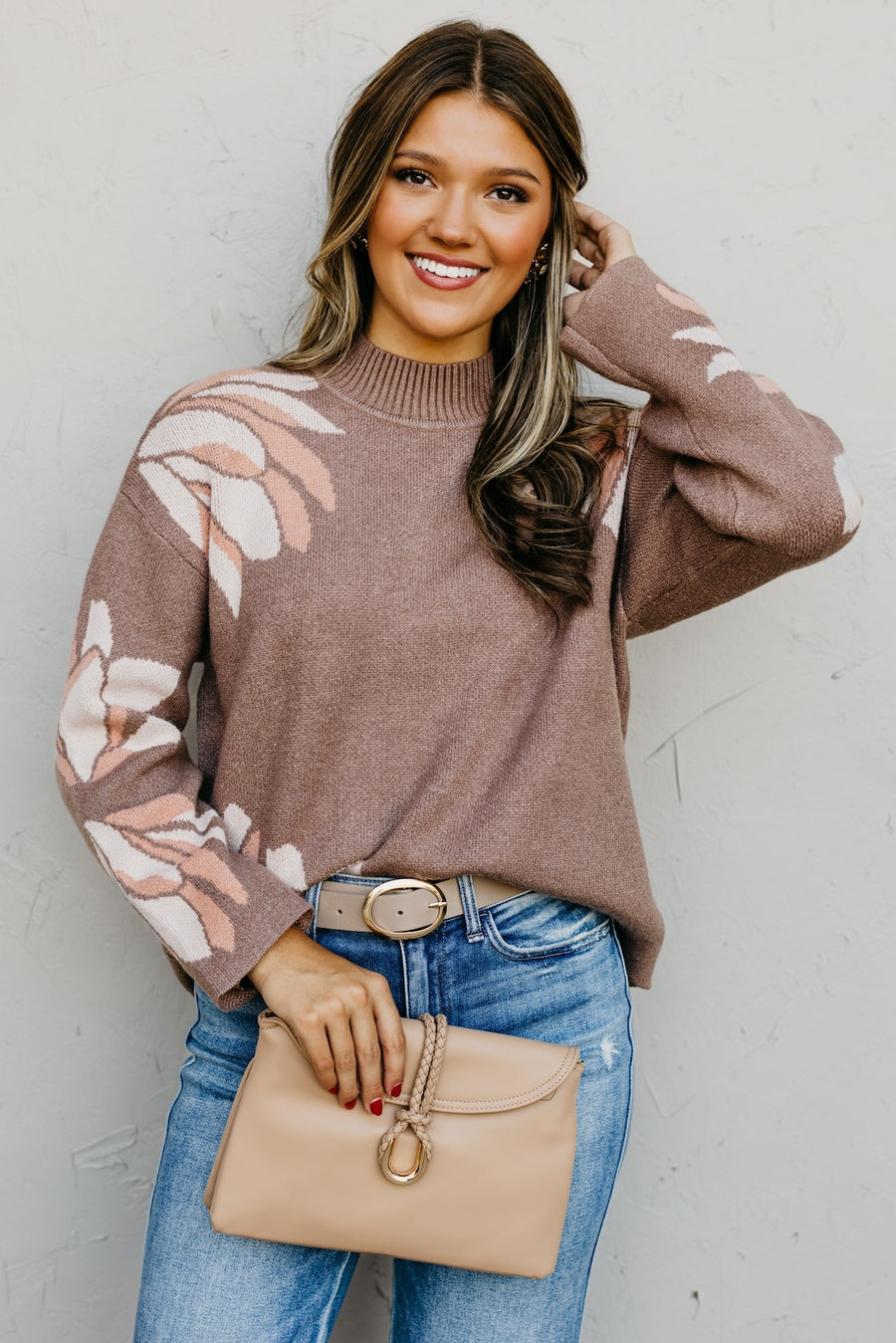 The Taylin Floral Sweater