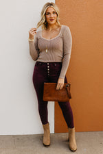 The Jacoby Sweatheart Neck Sweater Top
