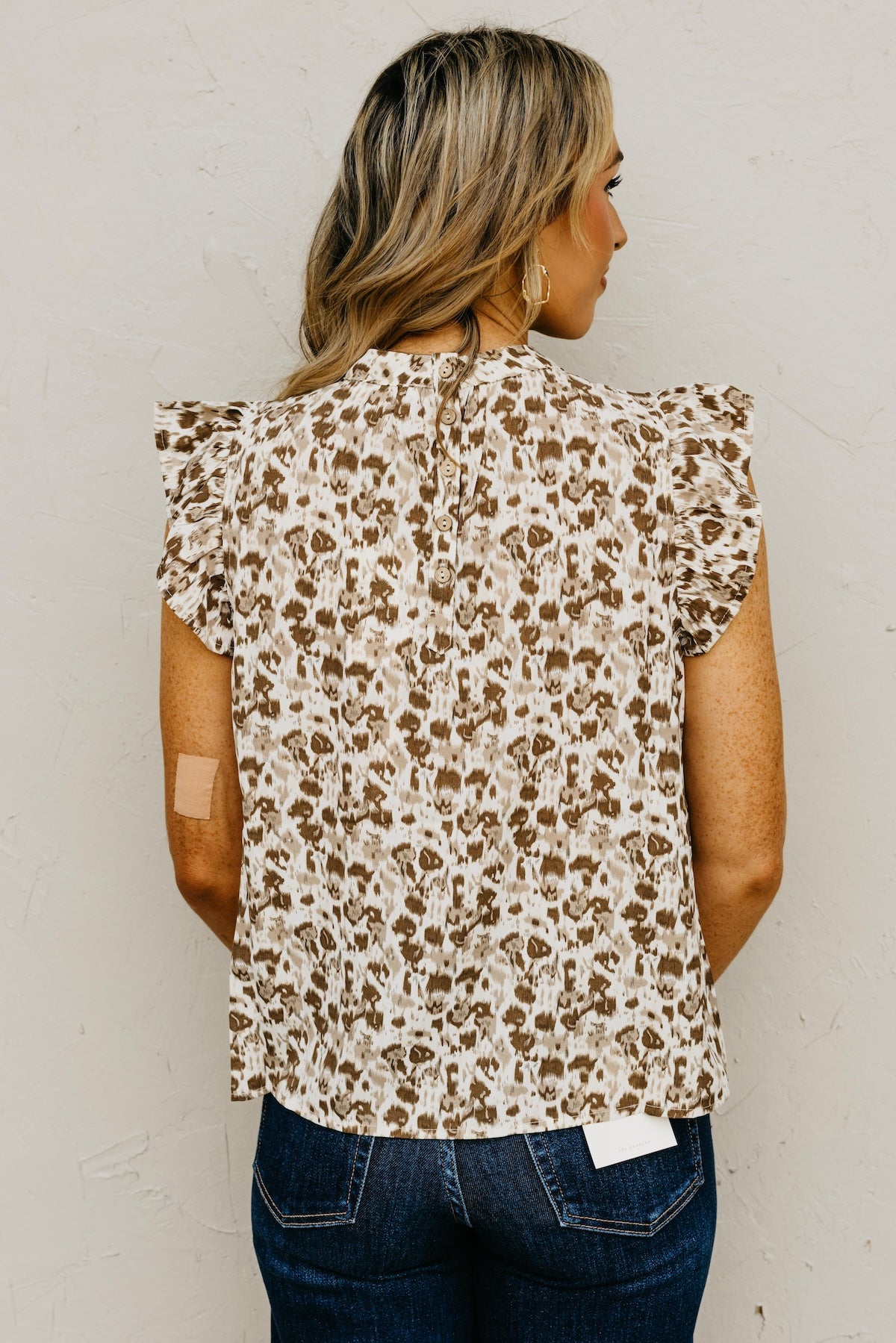 The Miah Ruffle Sleeve Blouse