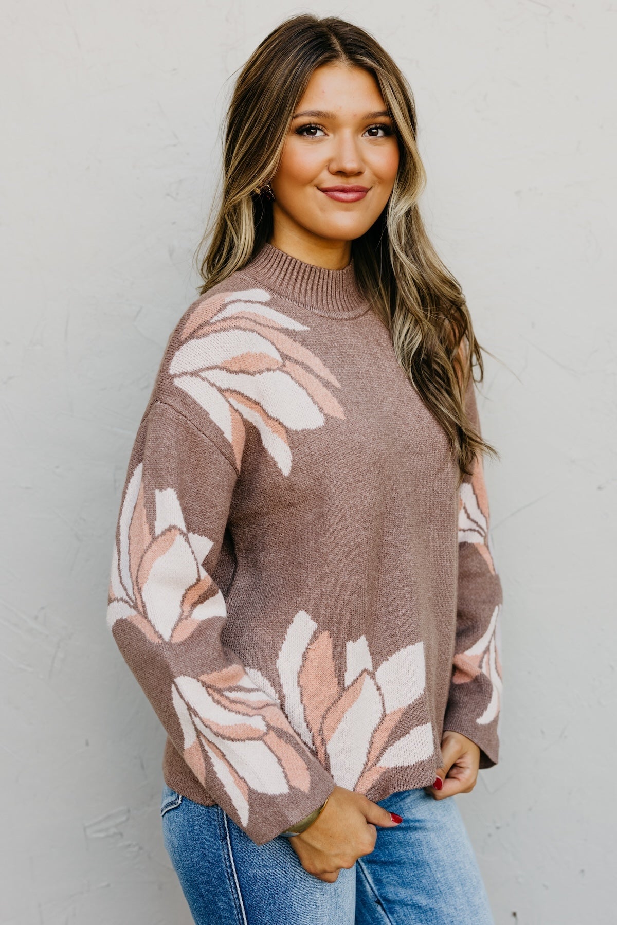 The Taylin Floral Sweater