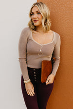 The Jacoby Sweatheart Neck Sweater Top