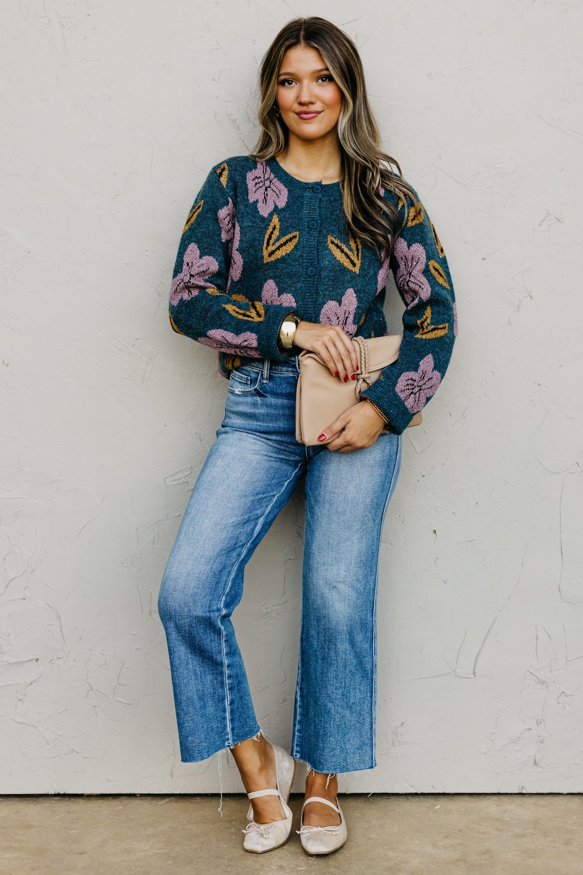 The Murphy Floral Sweater Cardigan