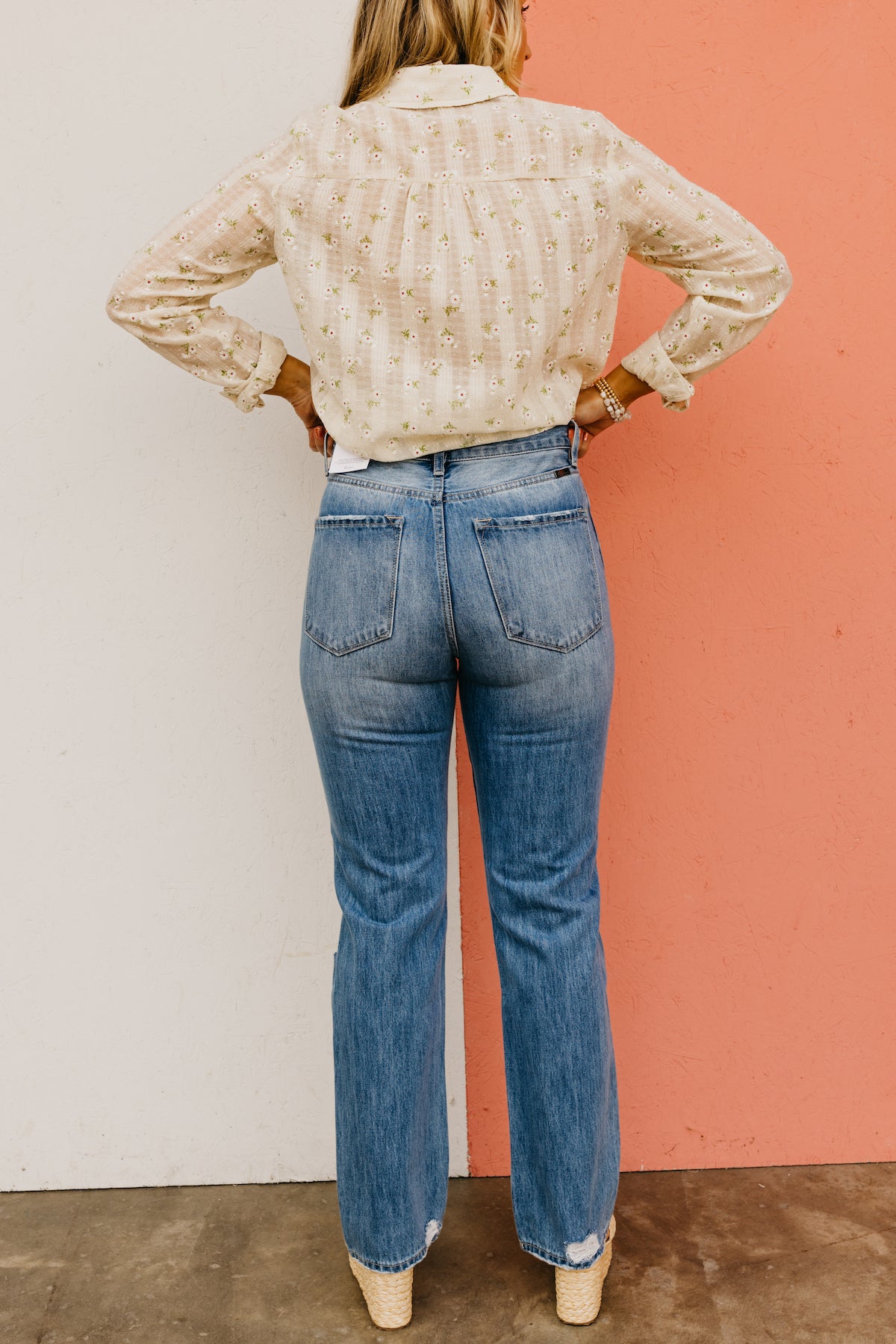 Kan Can Denim | High Rise Straight Jeans - KC7404M