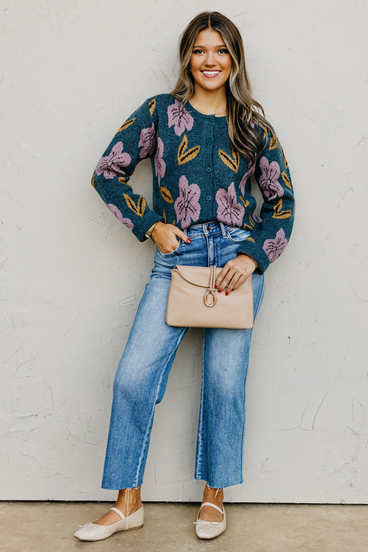 The Murphy Floral Sweater Cardigan