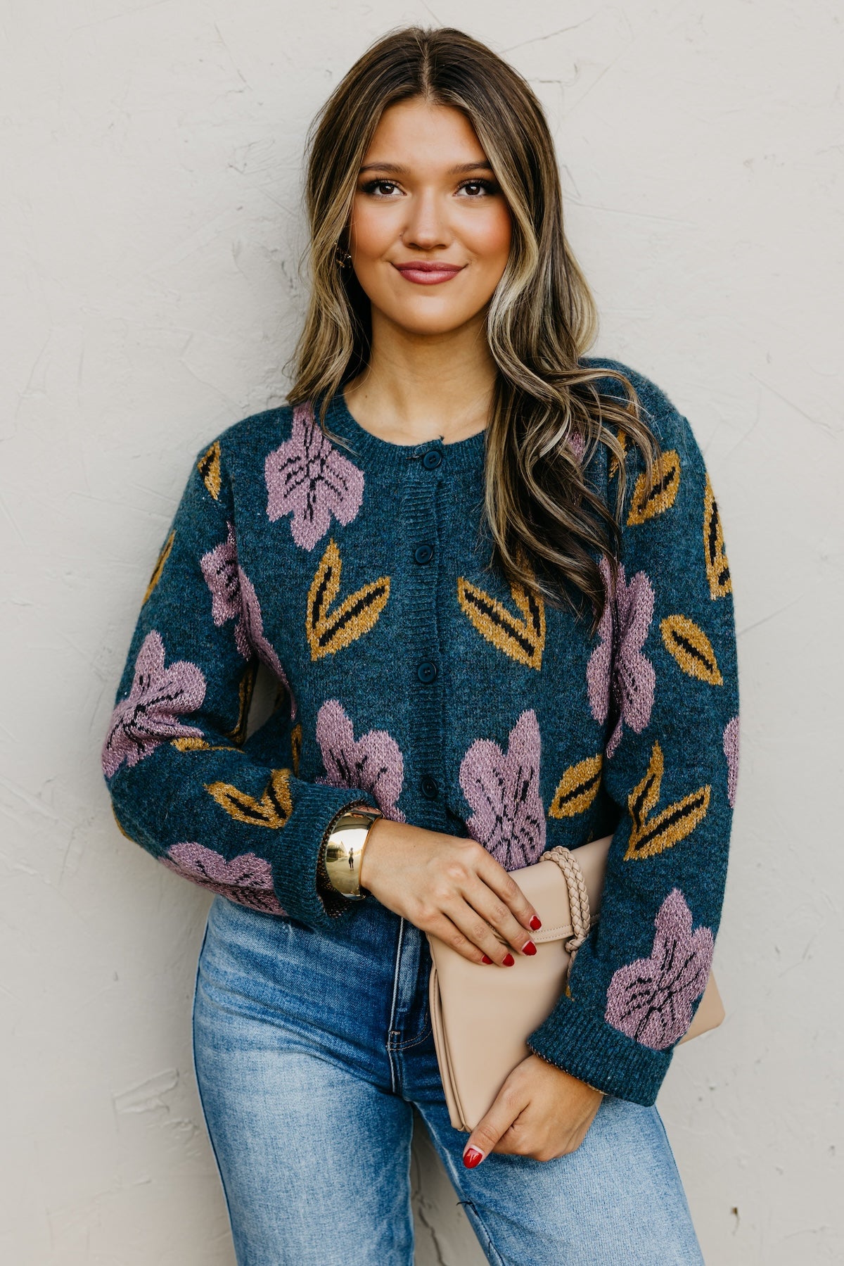 The Murphy Floral Sweater Cardigan