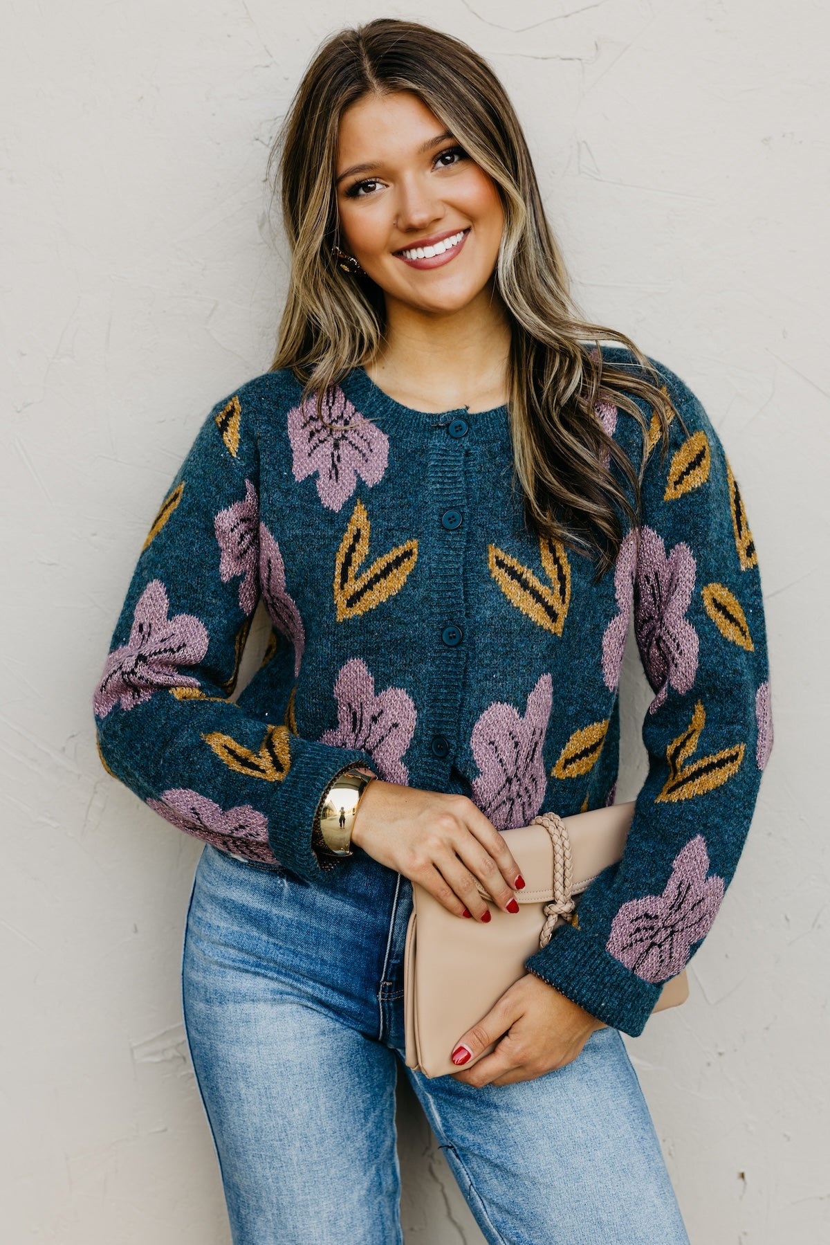 The Murphy Floral Sweater Cardigan