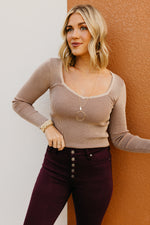 The Jacoby Sweatheart Neck Sweater Top