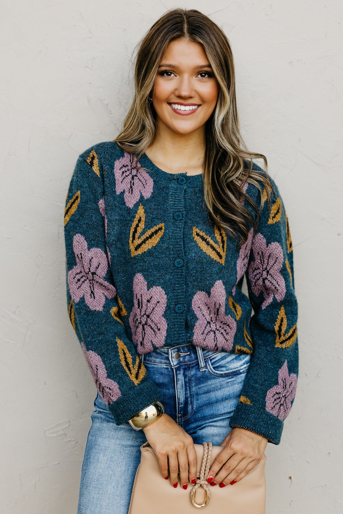 The Murphy Floral Sweater Cardigan