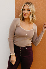 The Jacoby Sweatheart Neck Sweater Top